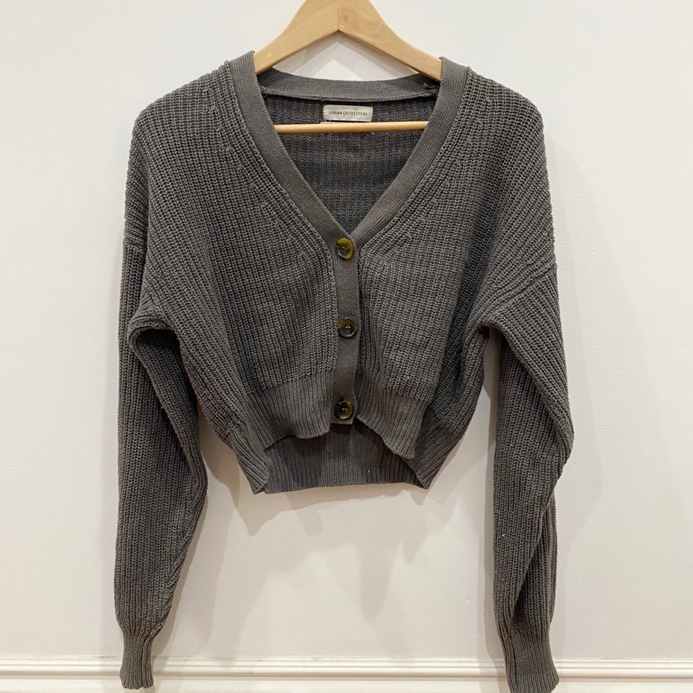 urban outfitters dark grey sweater